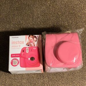 Instax mini 9 with accessories